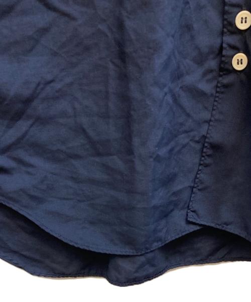COMME des GARCONS HOMME DEUX（コムデギャルソン オム ドゥ）COMME des GARCONS HOMME DEUX (コムデギャルソン オム ドゥ) 製品染めエステル半袖シャツ ネイビー サイズ:Mの古着・服飾アイテム