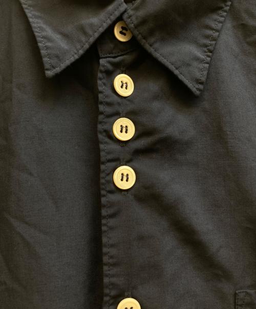 COMME des GARCONS HOMME DEUX（コムデギャルソン オム ドゥ）COMME des GARCONS HOMME DEUX (コムデギャルソン オム ドゥ) 製品染めエステル半袖シャツ ネイビー サイズ:Mの古着・服飾アイテム