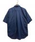 COMME des GARCONS HOMME DEUX (コムデギャルソン オム ドゥ) 製品染めエステル半袖シャツ ネイビー サイズ:M：18000円