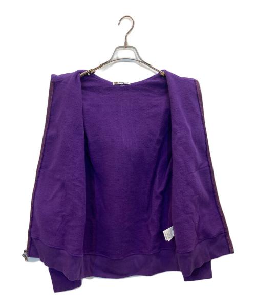 A BATHING APE（アベイシングエイプ）A BATHING APE (ア ベイシング エイプ) Wジップパーカー パープル サイズ:Mの古着・服飾アイテム