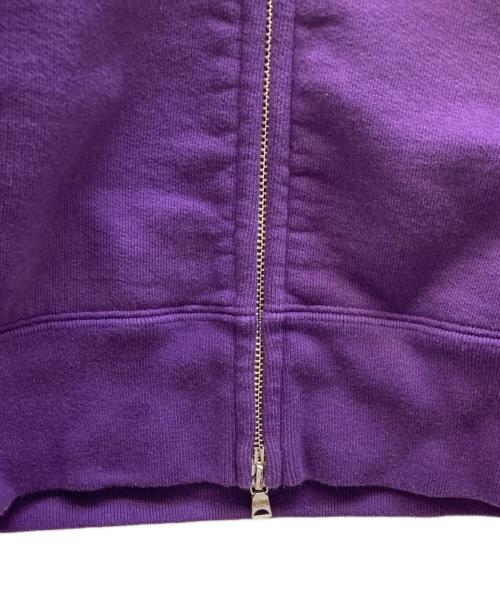 A BATHING APE（アベイシングエイプ）A BATHING APE (ア ベイシング エイプ) Wジップパーカー パープル サイズ:Mの古着・服飾アイテム