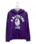 A BATHING APE（ア ベイシング エイプ）の古着「Wジップパーカー」｜パープル