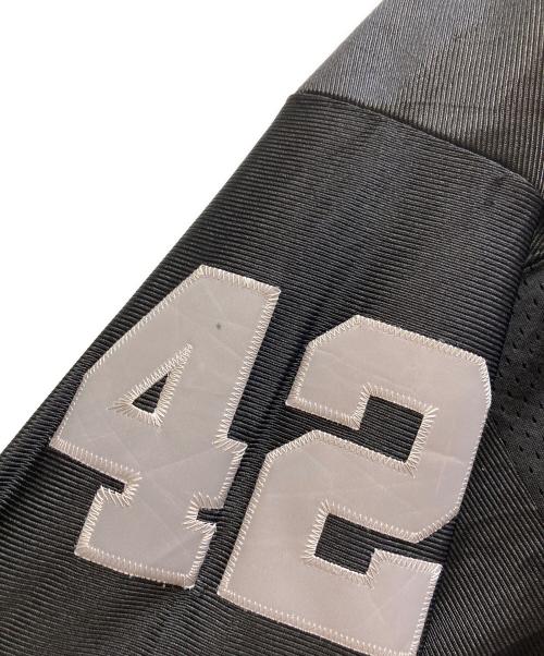 MITCHELL & NESS（ミッチェルアンドネス）MITCHELL & NESS (ミッチェルアンドネス) NFL レイダース ゲームシャツ ブラック サイズ:52の古着・服飾アイテム