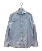 BORRELLIボレッリ）の古着「ドレスシャツ」｜ブルー