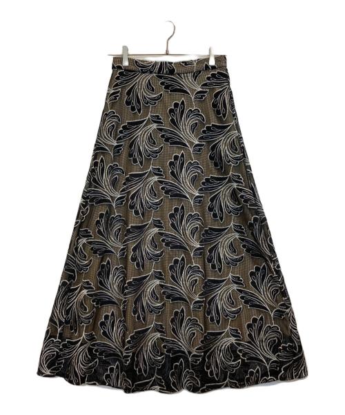 Ameri（アメリ）AMERI (アメリ) EVELYN LACE SKIRT ブラウン サイズ:Mの古着・服飾アイテム