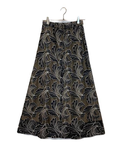 Ameri（アメリ）AMERI (アメリ) EVELYN LACE SKIRT ブラウン サイズ:Mの古着・服飾アイテム