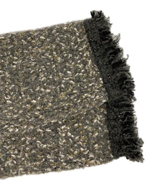 Curensology（カレンソロジー）Curensology (カレンソロジー) ニットツイードジャケット グレー サイズ:FREEの古着・服飾アイテム