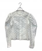 Geminiジェミニ）の古着「ドットブラウス」｜ホワイト