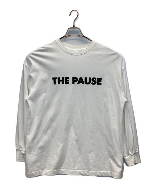 THE PAUSE（ザポーズ）THE PAUSE (ザポーズ) ロングスリーブカットソー ホワイト サイズ:Fの古着・服飾アイテム