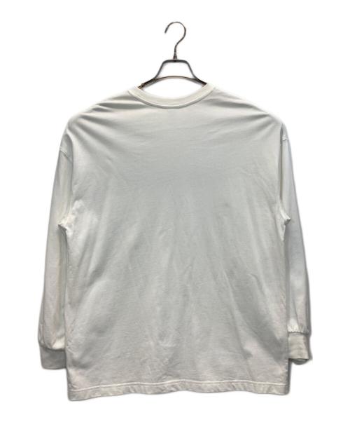 THE PAUSE（ザポーズ）THE PAUSE (ザポーズ) ロングスリーブカットソー ホワイト サイズ:Fの古着・服飾アイテム