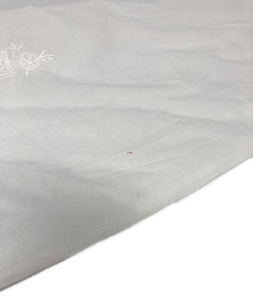 Curensology（カレンソロジー）Curensology (カレンソロジー) L/Sシースルーブラウス ホワイト サイズ:Fの古着・服飾アイテム