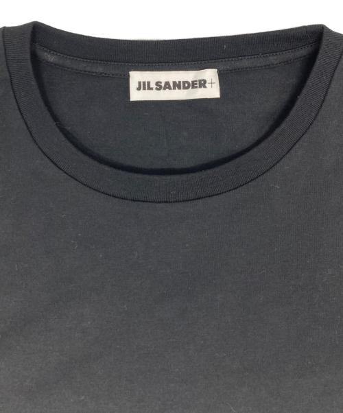 JIL SANDER+（ジルサンダープラス）JIL SANDER+ (ジルサンダープラス) クルーネックTシャツ ブラック サイズ:XLの古着・服飾アイテム
