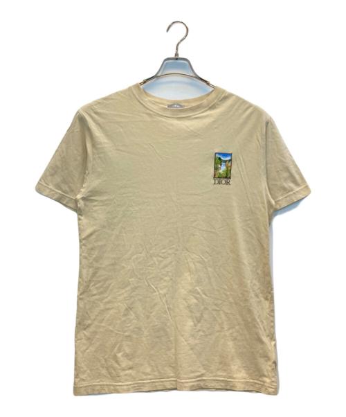 Dior（ディオール）Dior (ディオール) JACK KEROUAC (ジャック ケアルック) バックプリントTシャツ ベージュ サイズ:XSの古着・服飾アイテム