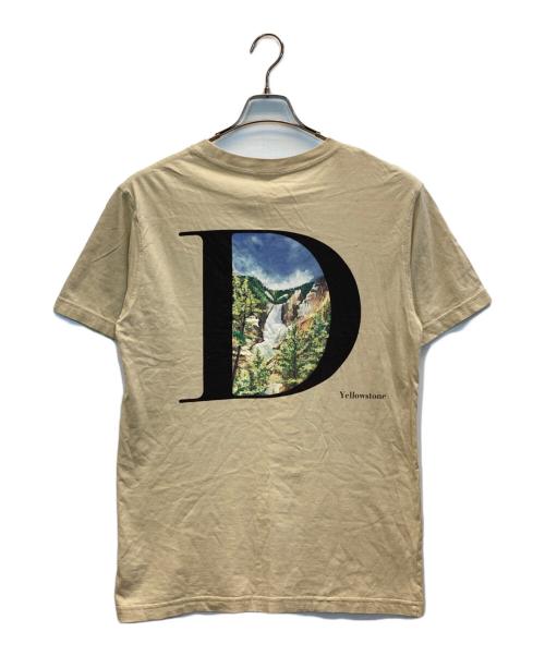 Dior（ディオール）Dior (ディオール) JACK KEROUAC (ジャック ケアルック) バックプリントTシャツ ベージュ サイズ:XSの古着・服飾アイテム