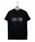 Dior（ディオール）の古着「Oversized Dior Flowers Tee」｜ブラック