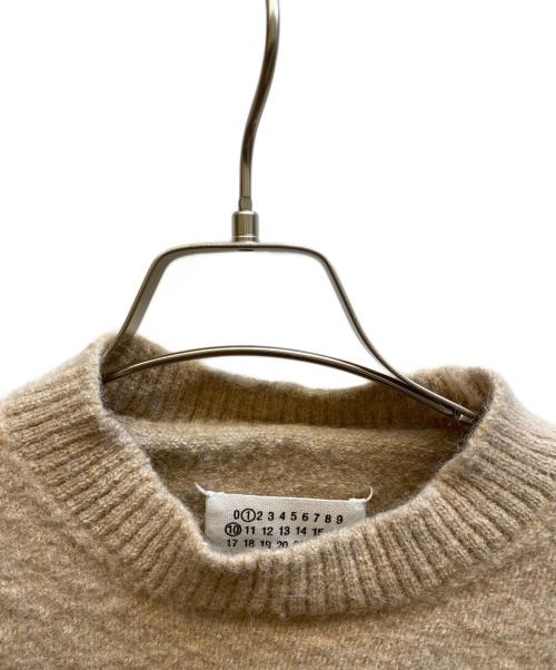 Maison Margiela（メゾンマルジェラ）Maison Margiela (メゾンマルジェラ) ウール アルパカ クルーネックセーター ベージュ サイズ:Sの古着・服飾アイテム
