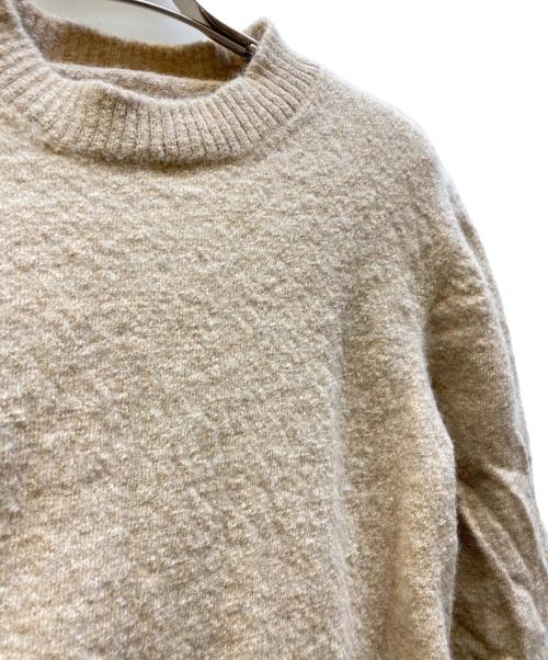 Maison Margiela（メゾンマルジェラ）Maison Margiela (メゾンマルジェラ) ウール アルパカ クルーネックセーター ベージュ サイズ:Sの古着・服飾アイテム