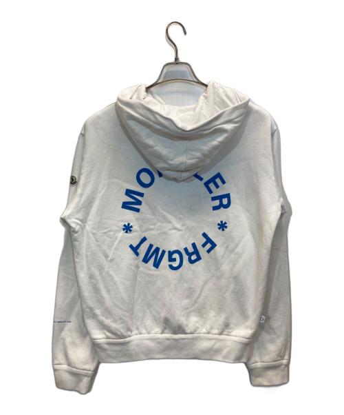 MONCLER（モンクレール）MONCLER (モンクレール) FRAGMENTS (フラグメント) ジップアップパーカー ホワイト サイズ:Mの古着・服飾アイテム