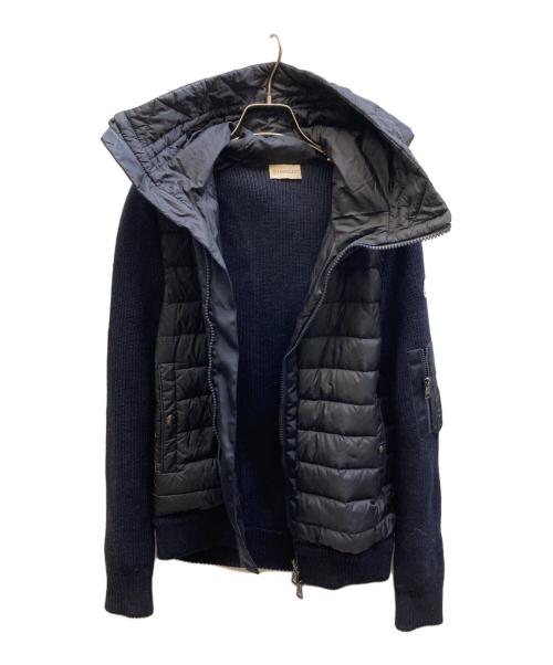 MONCLER（モンクレール）MONCLER (モンクレール) MAGLIONE TRICOT CARDIGAN ネイビー サイズ:Sの古着・服飾アイテム