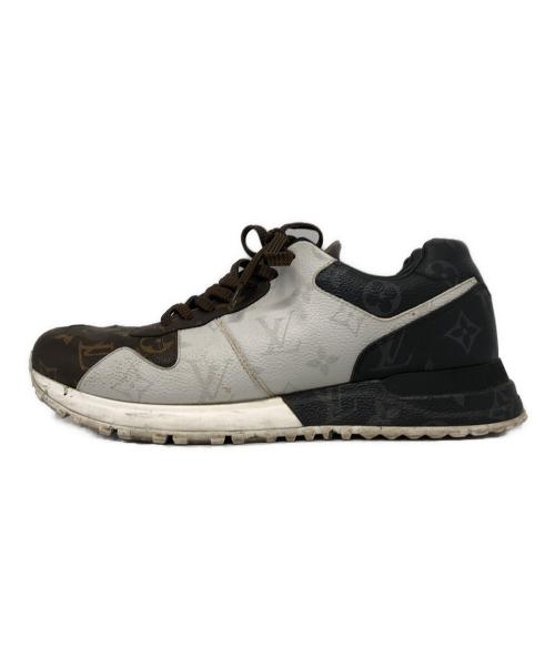 LOUIS VUITTON（ルイ ヴィトン）LOUIS VUITTON (ルイ ヴィトン) ランアウェイ モノグラムスニーカー ブラック×ブラウン サイズ:6の古着・服飾アイテム