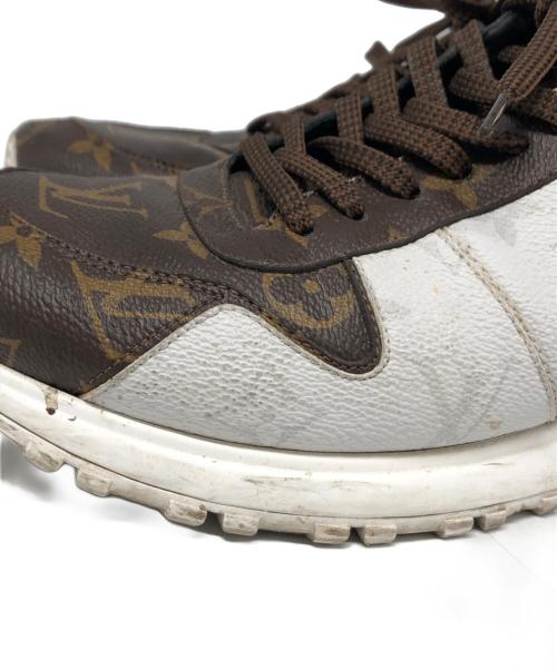 LOUIS VUITTON（ルイ ヴィトン）LOUIS VUITTON (ルイ ヴィトン) ランアウェイ モノグラムスニーカー ブラック×ブラウン サイズ:6の古着・服飾アイテム