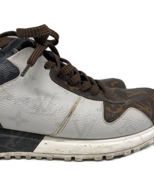 LOUIS VUITTON（ルイ ヴィトン）LOUIS VUITTON (ルイ ヴィトン) ランアウェイ モノグラムスニーカー ブラック×ブラウン サイズ:6の古着・服飾アイテム