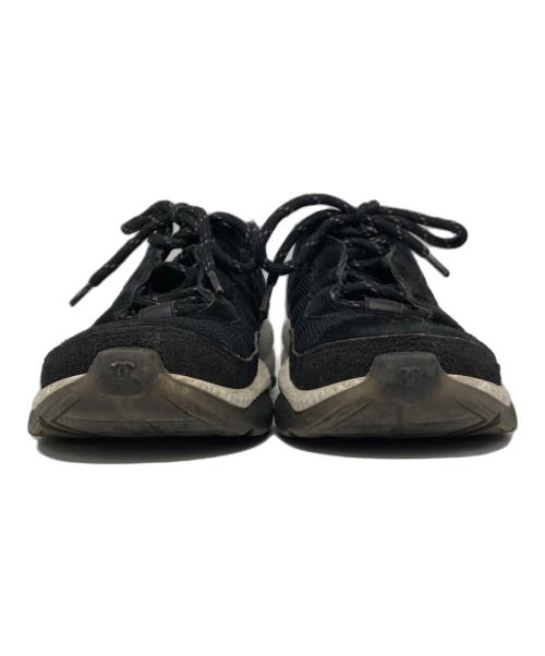 CHANEL（シャネル）CHANEL (シャネル) ココマーク ローカットスニーカー ブラック サイズ:41の古着・服飾アイテム