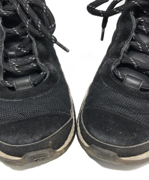 CHANEL（シャネル）CHANEL (シャネル) ココマーク ローカットスニーカー ブラック サイズ:41の古着・服飾アイテム