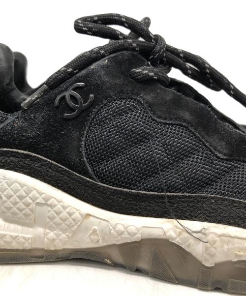 CHANEL（シャネル）CHANEL (シャネル) ココマーク ローカットスニーカー ブラック サイズ:41の古着・服飾アイテム
