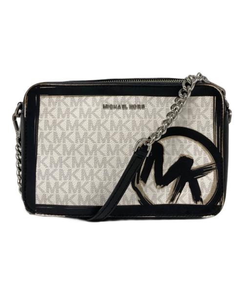 MICHAEL KORS（マイケル・コース）MICHAEL KORS (マイケルコース) ショルダーバッグ ホワイトの古着・服飾アイテム