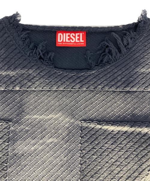 DIESEL（ディーゼル）DIESEL (ディーゼル) K-Klever クルーネックスウェットシャツ グレー サイズ:Ⅿの古着・服飾アイテム
