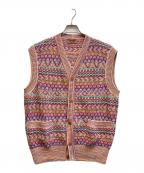 missoniミッソーニ）の古着「総柄リネン混ベスト」｜パープル