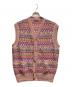 missoni（ミッソーニ）の古着「総柄リネン混ベスト」｜パープル