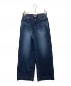 YANUKヤヌーク）の古着「KATE ルーズバギーデニムパンツ」｜インディゴ