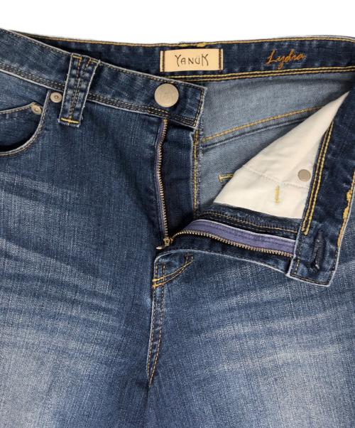 YANUK（ヤヌーク）YANUK (ヤヌーク) KATE ルーズバギーデニムパンツ インディゴ サイズ:23の古着・服飾アイテム