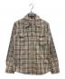 BURBERRY LONDON（バーバリーロンドン）の古着「チェックシャツ」｜ベージュ