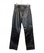 Schottショット）の古着「レザーパンツ」｜ブラック