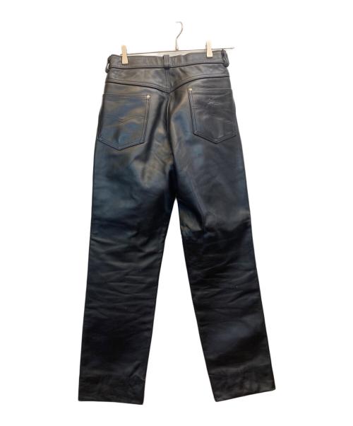 Schott（ショット）Schott (ショット) レザーパンツ ブラック サイズ:32の古着・服飾アイテム