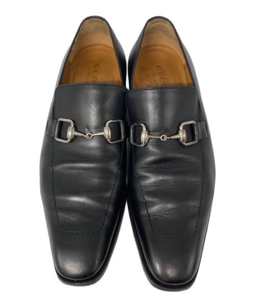 GUCCI（グッチ）GUCCI (グッチ) ホースビットローファー ブラック サイズ:41 1/2の古着・服飾アイテム