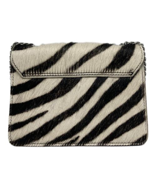 JUNYA WATANABE COMME des GARCONS（ジュンヤワタナベ コムデギャルソン）JUNYA WATANABE COMME des GARCONS ((ジュンヤワタナベ コムデギャルソン) Leopard Shoulder Bag ホワイト×ブラックの古着・服飾アイテム