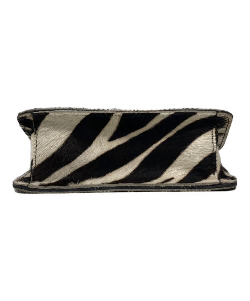 JUNYA WATANABE COMME des GARCONS（ジュンヤワタナベ コムデギャルソン）JUNYA WATANABE COMME des GARCONS ((ジュンヤワタナベ コムデギャルソン) Leopard Shoulder Bag ホワイト×ブラックの古着・服飾アイテム