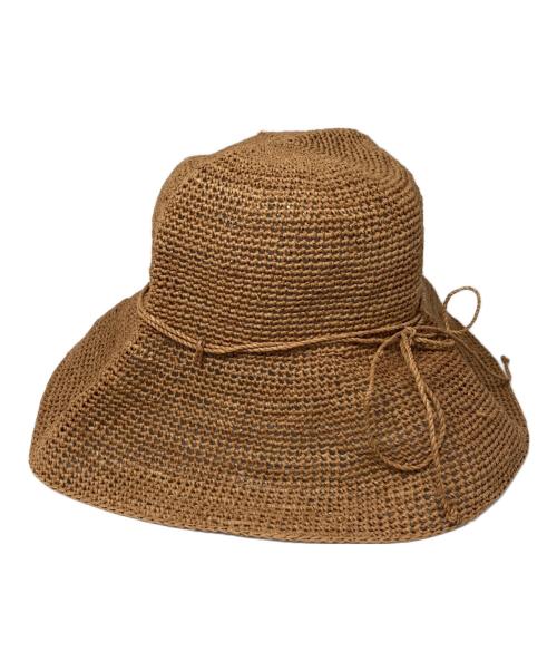 HELEN KAMINSKI（ヘレンカミンスキー）HELEN KAMINSKI (ヘレンカミンスキー) ストローハット ブラウン サイズ:Freeの古着・服飾アイテム