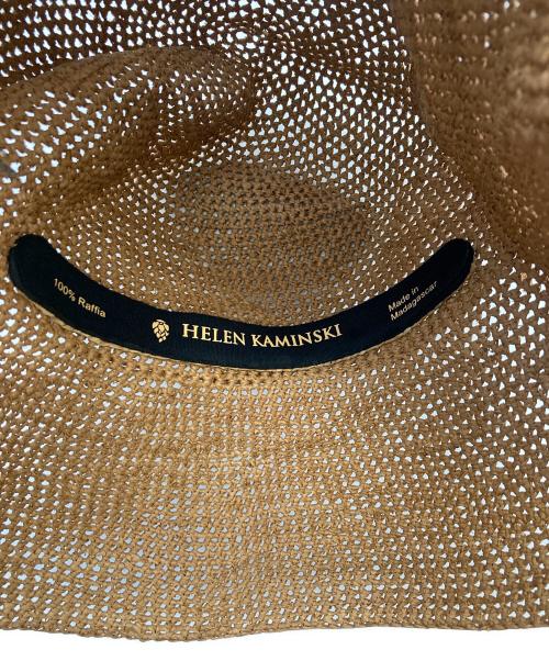 HELEN KAMINSKI（ヘレンカミンスキー）HELEN KAMINSKI (ヘレンカミンスキー) ストローハット ブラウン サイズ:Freeの古着・服飾アイテム