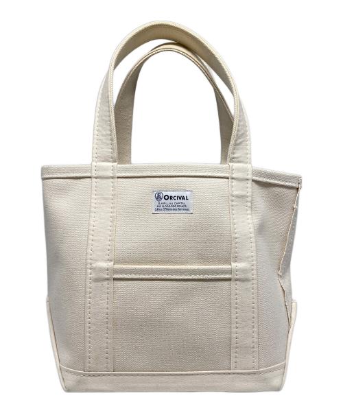 ORCIVAL（オーシバル）ORCIVAL (オーシバル) ミニキャンバストートバッグ ホワイトの古着・服飾アイテム