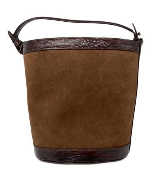 ANTHOLOGY PARIS（アンソロジー パリス）ANTHOLOGY PARIS (アンソロジー パリス) バケットバッグ ブラウンの古着・服飾アイテム
