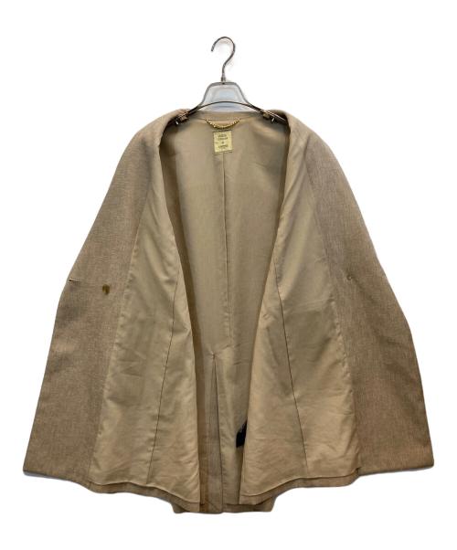 journal standard L'essage（ジャーナルスタンダード レサージュ）journal standard L'essage (ジャーナルスタンダード レサージュ) リネンライクオックスベスト ベージュ サイズ:-の古着・服飾アイテム