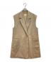 journal standard L'essage（ジャーナルスタンダード レサージュ）の古着「リネンライクオックスベスト」｜ベージュ