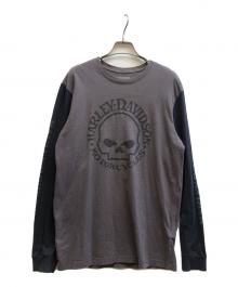 HARLEY-DAVIDSON（ハーレーダビッドソン）の古着「プリントカットソー」｜グレー