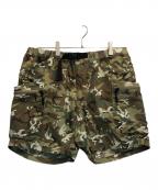 GRIP SWANYグリップスワニー）の古着「カモフラハーフパンツ」｜グリーン