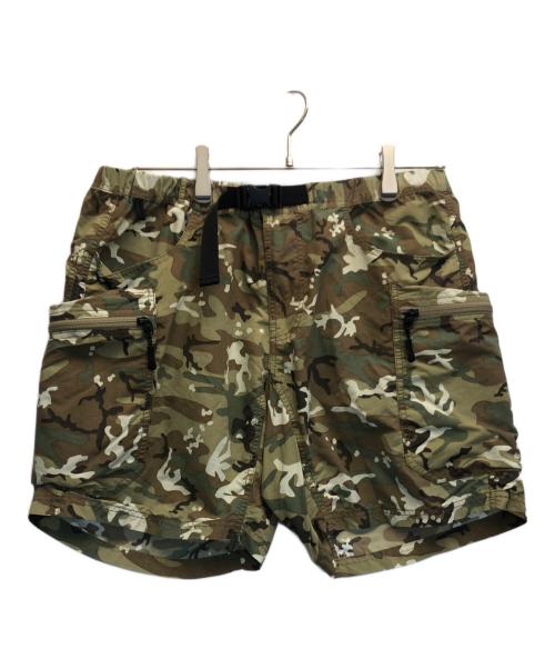 GRIP SWANY（グリップスワニー）GRIP SWANY (グリップスワニー) カモフラハーフパンツ グリーン サイズ:Mの古着・服飾アイテム